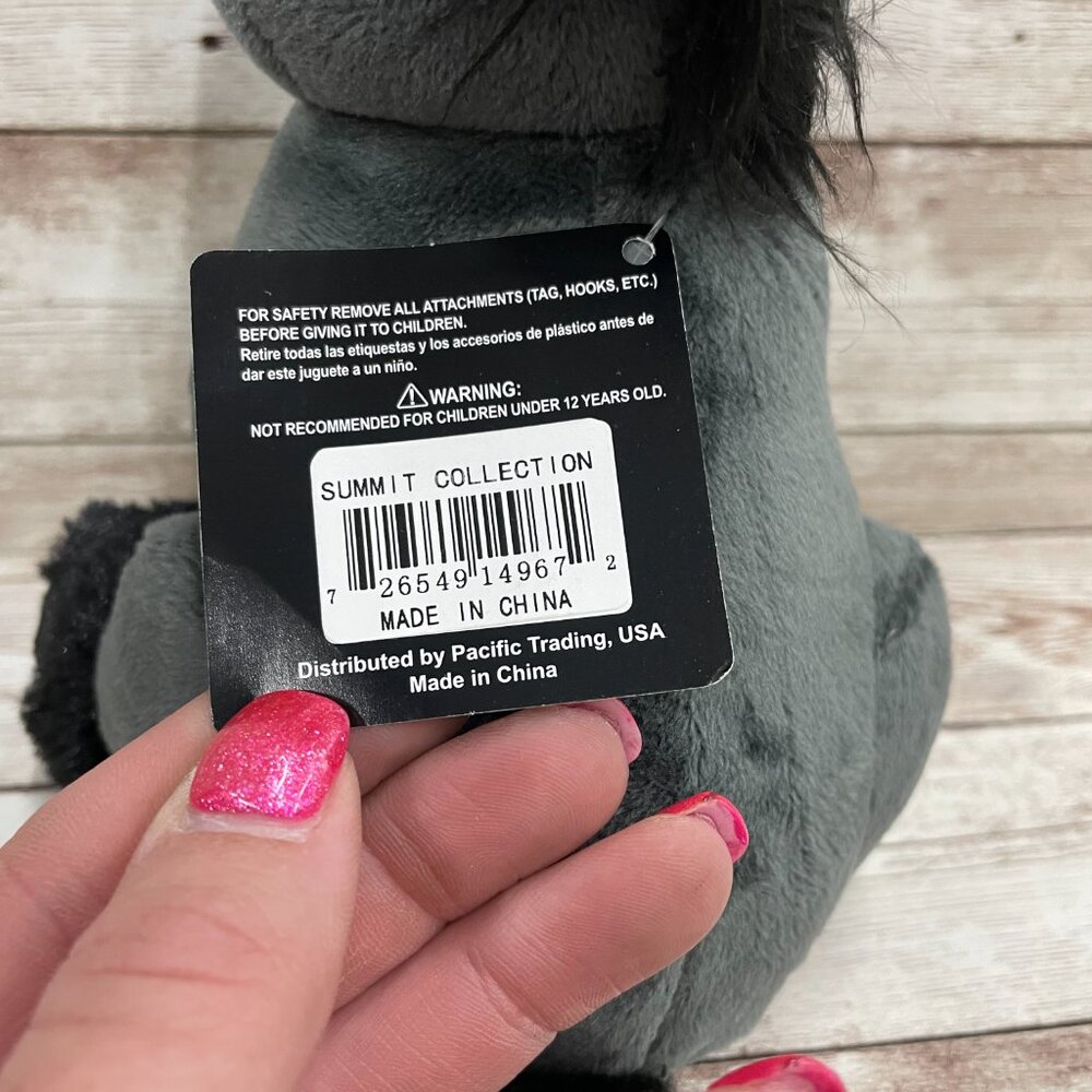 Summit Collection Hellion Unicorn Plush 9" - Picture 4 of 5